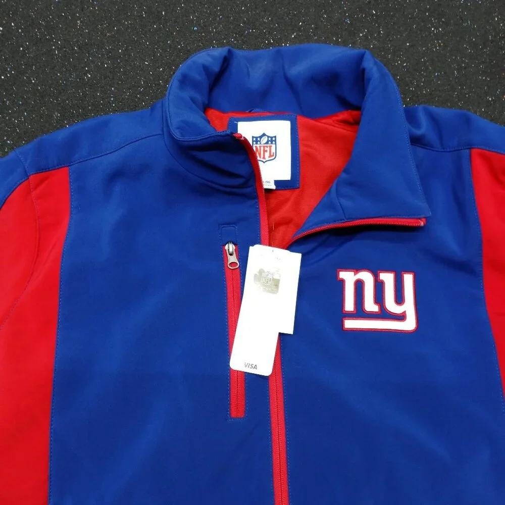 NEW YORK GIANTS NFL Team Apparel Jacket NEW NWT Men's XL